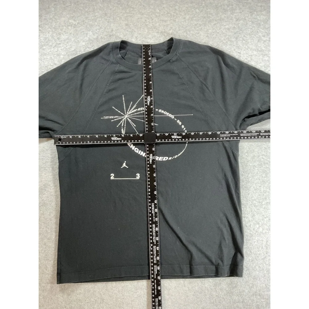 Jordan 23 Engineered Mens Long Sleeve Graphic T-Shirt Black Size M 2287